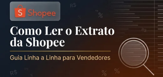 Banner do artigo Como Ler o Extrato de Renda Estimada da Shopee com logo e título em destaque